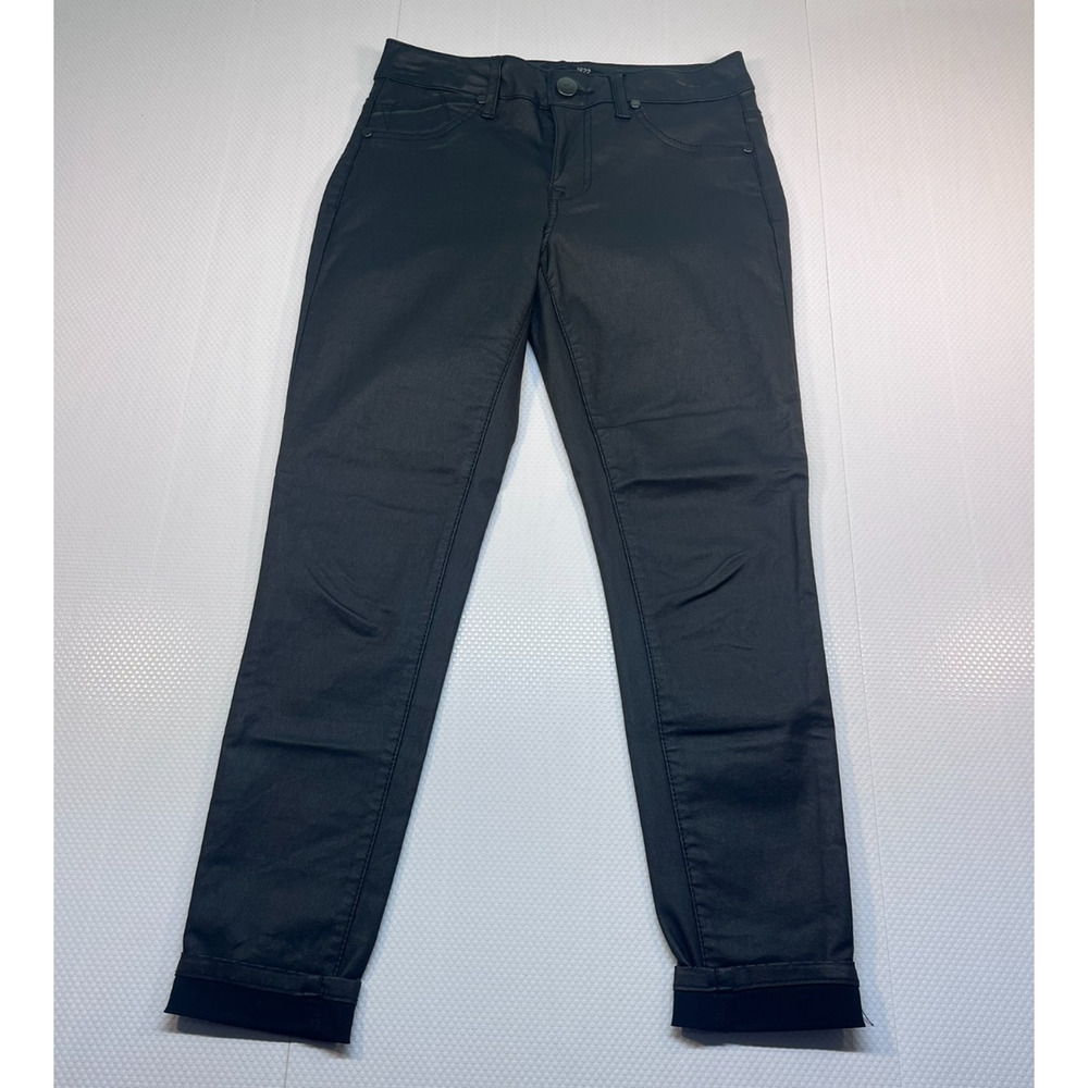 Women's 1822 Denim Black Skinny Jeans Size 6 (0437)